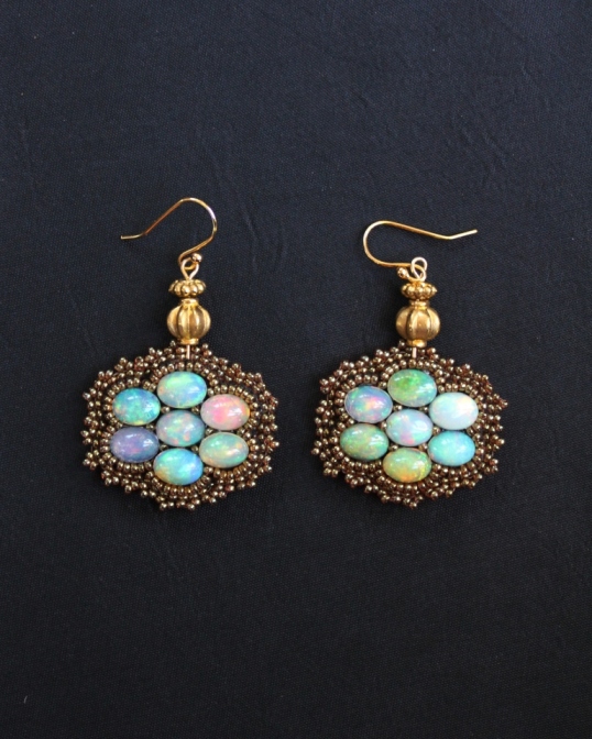 Ethiopian Opal Earrings 2