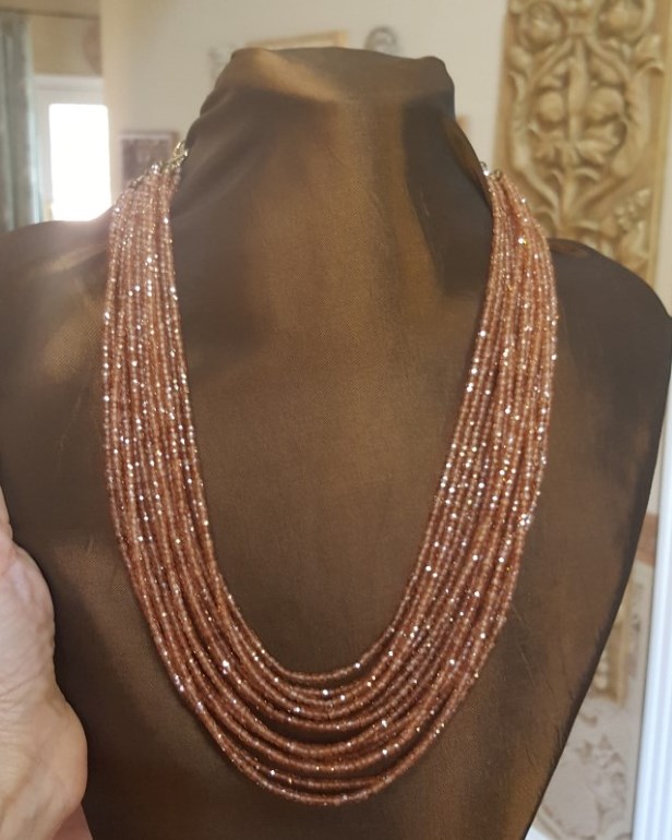 Champagne Cubic Zirconia Necklace